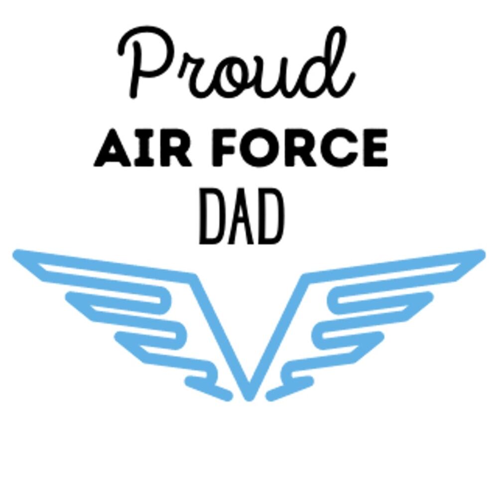 Proud Air Force Dad Car Decal Sticker